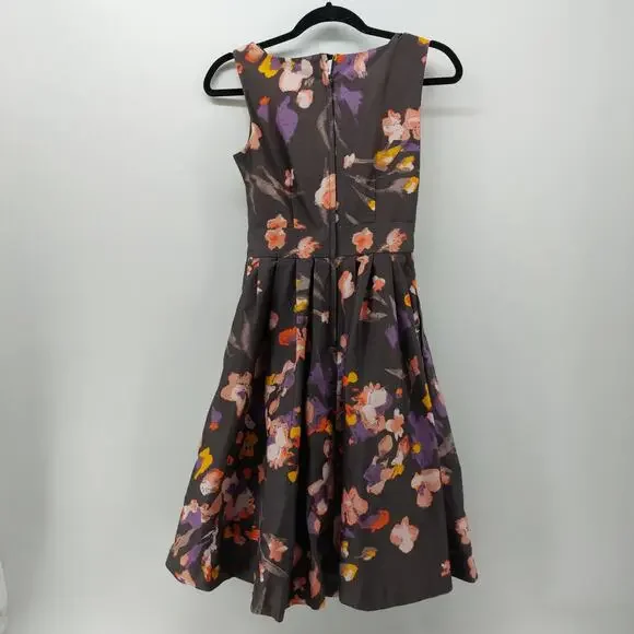 H&M Women's Floral Career Dress Size 6 Pockets Sleeveless - Picture 2 of 13